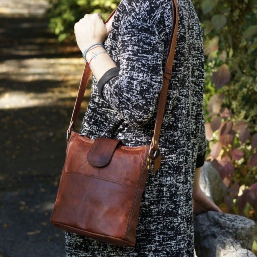 Skin Project Sacs A Main En Cuir | Sac A Main En Cuir - Cabas A Bandouliere - S - Shoulder