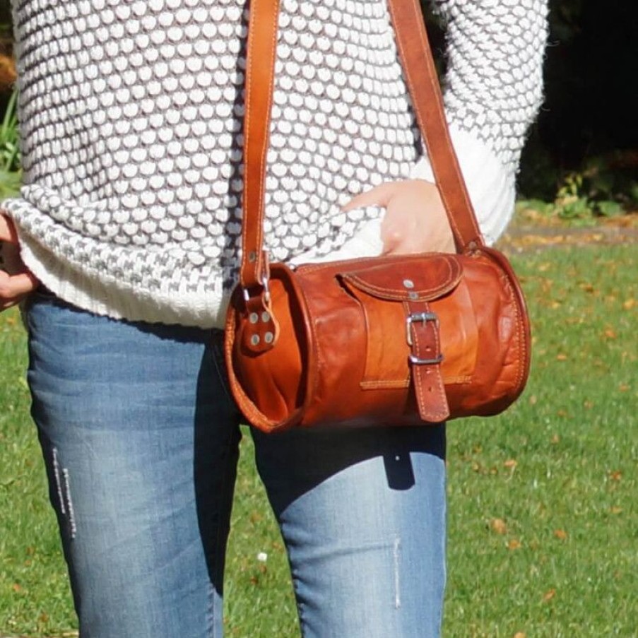 Skin Project Sacs A Main En Cuir | Petit Sac A Main En Cuir A Bandouliere Bowling S